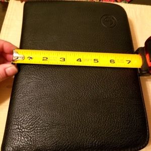 BMX X5 black Leather Zipper Case w/ Owner's Manual